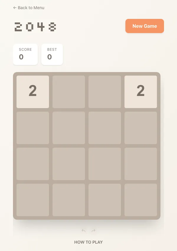 2048-ish game in action